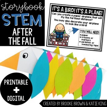 Preview of {After the Fall} DIGITAL + PRINTABLE Storybook STEM