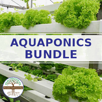 Preview of Aquaponics - Earth Science Worksheets and Activities BUNDLE (Google, PDF, Print)
