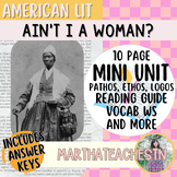 "Ain't I A Woman?" Examining Ethos, Pathos, & Logos: 10 Pa