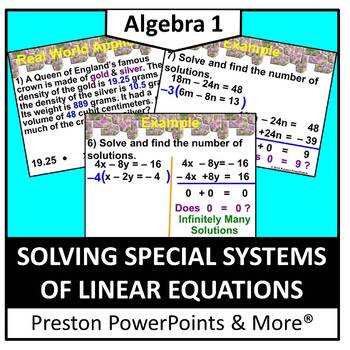 Preview of (Alg 1) Solving Special Systems of Linear Equations in a PowerPoint