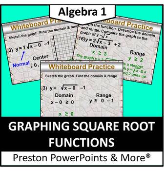 Alg 1 Graphing Square Root Functions In A Powerpoint