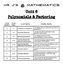 (Algebra 1 Curriculum) Algebra 1 Unit 6 Packet - Polynomia
