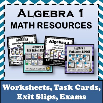 Preview of Algebra 1 Curriculum Resource Bundle