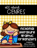 "All About" Genres: Fictional Literature Graphic Organizers