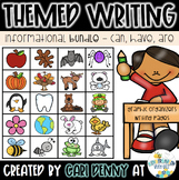 "All About" Informational Writing Pages | Monthly Themes |