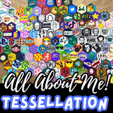 "All About Me" Collaborative Tessellation | Math/Art BACK 