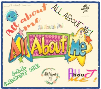 Preview of "All About Me"  Power Point (Long Term Project)