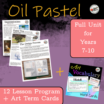 Oil Pastel - 12 Art Lesson Bundle 