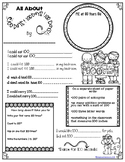 "All About" Poster: 100th Day of School