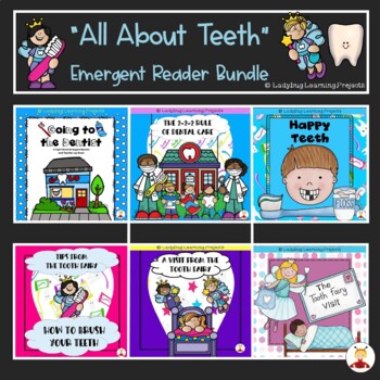 Preview of "All About Teeth" Emergent Reader Bundle - {Ladybug Learning Projects}