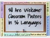 'All Are Welcome' Posters in 36 Languages