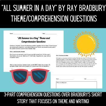 all summer in a day essay questions