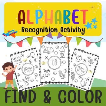 Preview of "Alphabet Hunt: Engage in a Fun Alphabet Recognition Activity, Perfect for Kids!