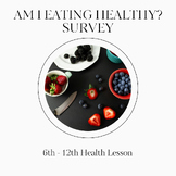 "Am I Eating Healthy?" Free Survey for Students and Adults