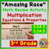 3rd Grade "Amazing Race" Math Review- Equations & Properti