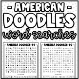 "America" Doodle Word Searches | Fun Challenge, Early Fini