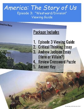 Preview of "America: The Story of US" Viewing Guide, Essays and Crossword  (Episode 3)