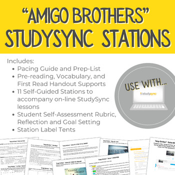 Preview of "Amigo Brothers" StudySync Mini-Unit with Stations