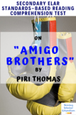“Amigo Brothers” by Piri Thomas Multiple-Choice Reading Co