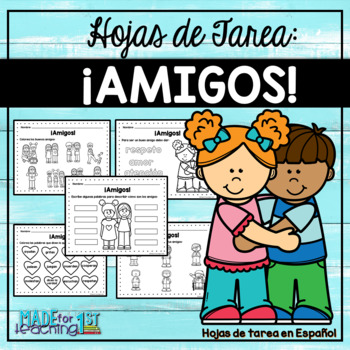 Preview of ¡Amigos! - Spanish Worksheets