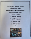 "Among the Hidden" Series by Margaret Peterson Haddix Units