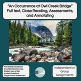 “An Occurrence at Owl Creek Bridge” Analysis, Assessments,