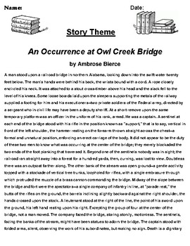 an occurrence at owl creek bridge essay