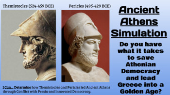 Preview of *Ancient Athens Simulation* Democracy-Persian Wars-Pericles-Peloponnesian War!
