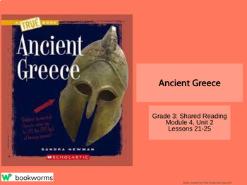 Preview of "Ancient Greece" Google Slides- Bookworms Supplement