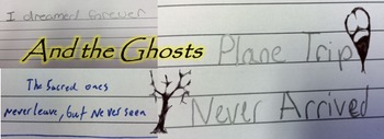 Preview of "And the Ghosts" by Graham Foust;poetry; zip file; Powerpoint, PDF, and Word doc