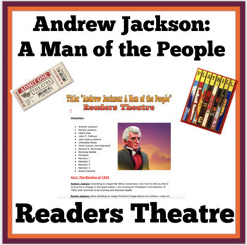 Preview of "Andrew Jackson:  Man of the People" Readers Theatre