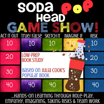 Preview of SODA POP HEAD by Julia Cook: School Counseling Lesson about Anger Management