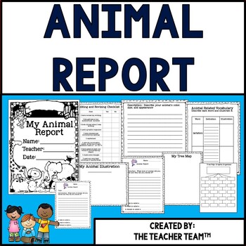 Preview of Animal Research Report | Animals Report |  primary grades