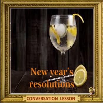 Preview of (Another) New year’s resolutions -  ESL adult and kid conversation