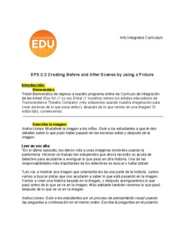 Preview of "Antes y Después" Grades 1-3 | Spanish Read Aloud Lesson Plan