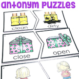 "Antonym Puzzles" Center - 1st Grade Literacy Centers - July