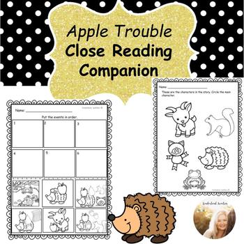 Preview of "Apple Trouble" close reading companion