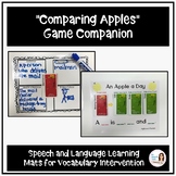 Apples to Apples Speech Therapy Game Companion