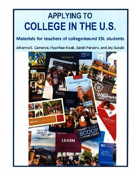 Preview of "Applying to College in the U.S." Original 4 Week Curriculum (Complete)