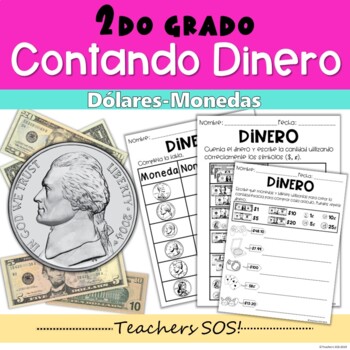 Preview of Contando Dinero- Dolares y Monedas (Counting Money Spanish)
