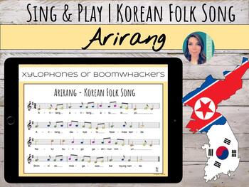 Preview of "Arirang" | Korean Folk Song for Voice, Xylophone, Boomwhacker, and More!