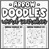 "Arrow" Doodles Word Searches | Fun Challenge, Early Finis