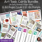 Preview of *Art Task Cards and Prompts for Early Finishers - 32 Art Tasks & 120 Prompts