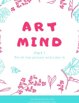 Preview of "Art mind"- Finish the picture and colour it.