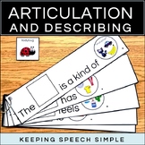 Articulation and Describing for Speech and Language