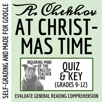Preview of "At Christmas Time" by Anton Chekhov Quiz and Answer Key (Google Drive)