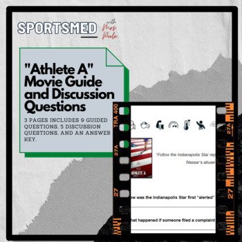 Preview of "Athlete A" Documentary Guide and Discussion Questions