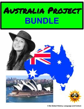 Preview of Australia Project BUNDLE - Distance learning
