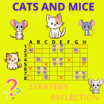Preview of ✨BATTLESHIP GAME - CATS AND MICE - STRATEGY - LOGIC - OBSERVATION... #1✨