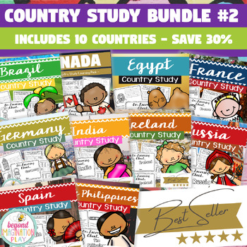 Preview of **BEST SELLER** Beyond Imagination Country Study Deluxe Bundle #2 - 30% OFF!